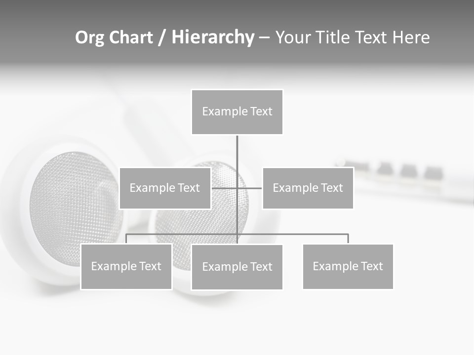 Headset Gadget Phone PowerPoint Template