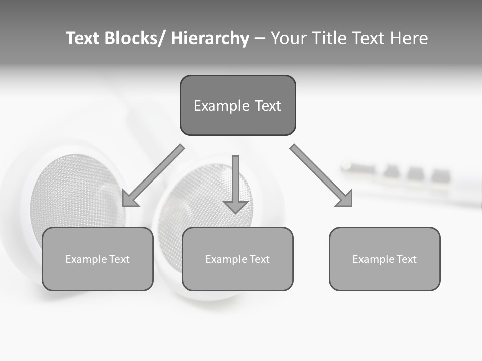 Headset Gadget Phone PowerPoint Template