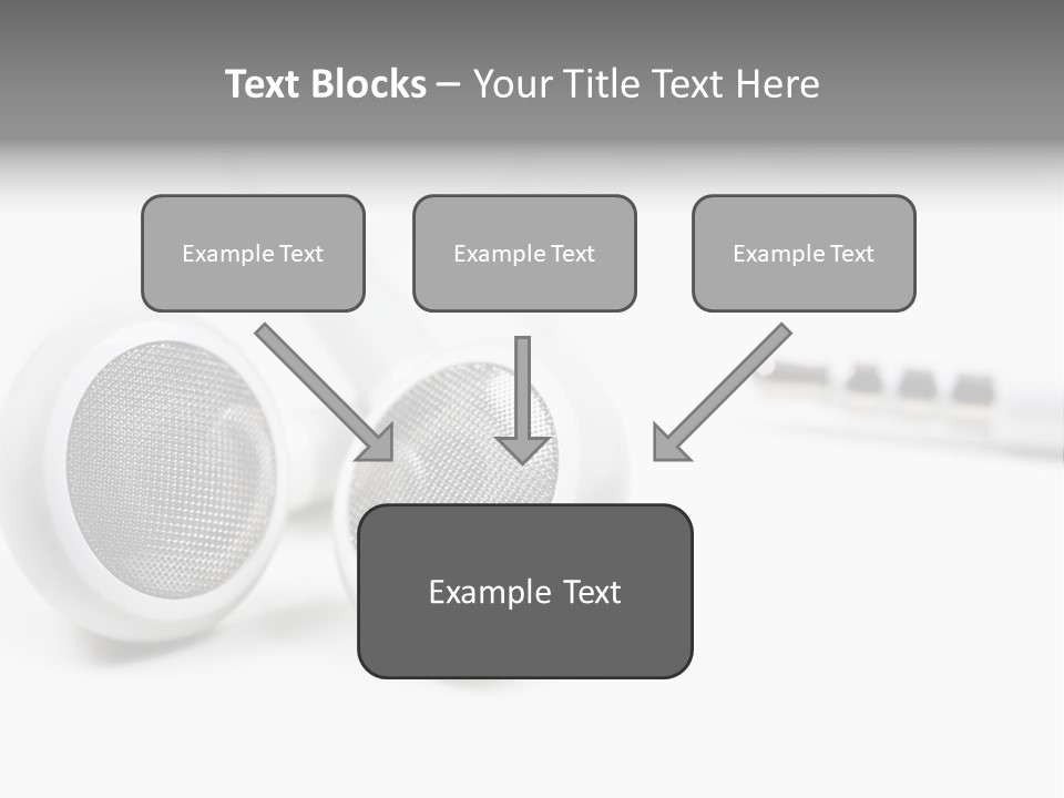 Headset Gadget Phone PowerPoint Template