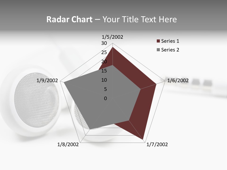 Headset Gadget Phone PowerPoint Template