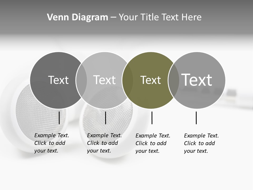 Headset Gadget Phone PowerPoint Template