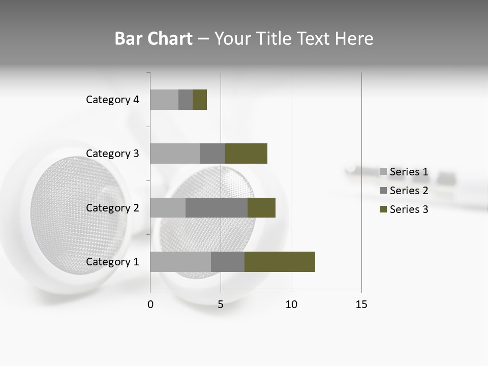 Headset Gadget Phone PowerPoint Template