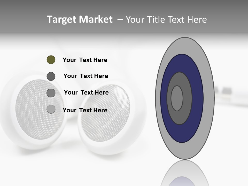 Headset Gadget Phone PowerPoint Template