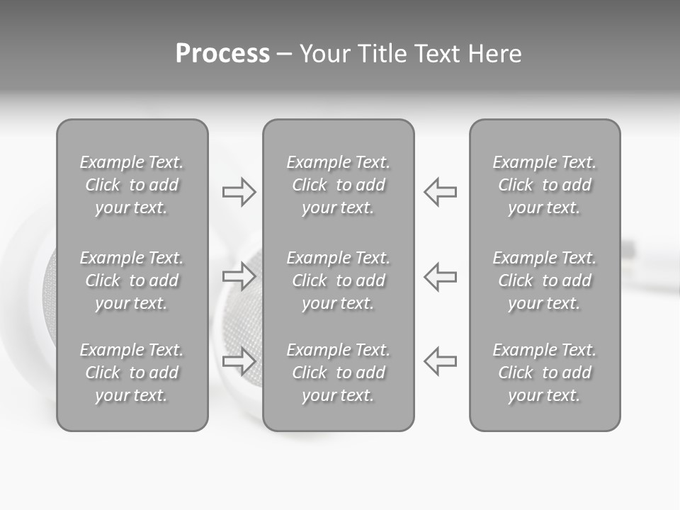 Headset Gadget Phone PowerPoint Template