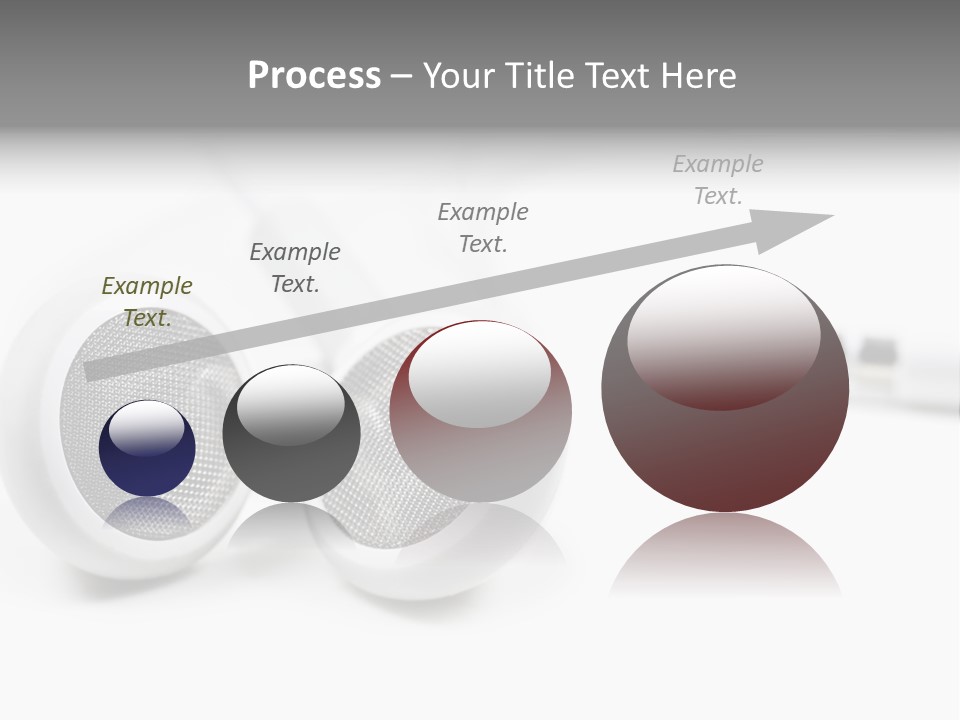 Headset Gadget Phone PowerPoint Template