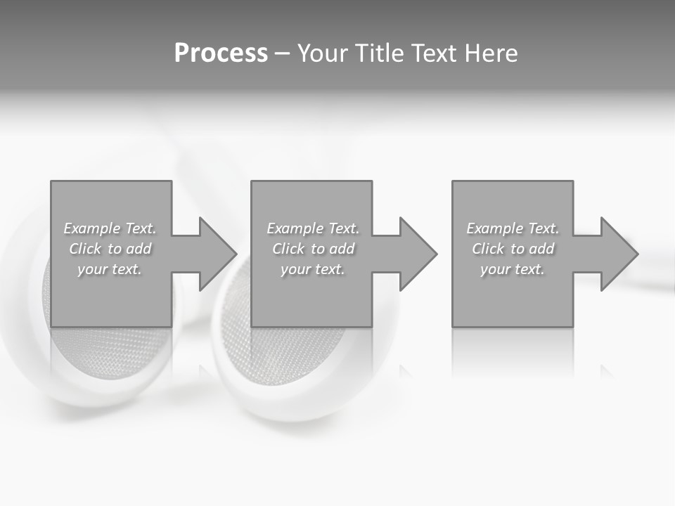 Headset Gadget Phone PowerPoint Template