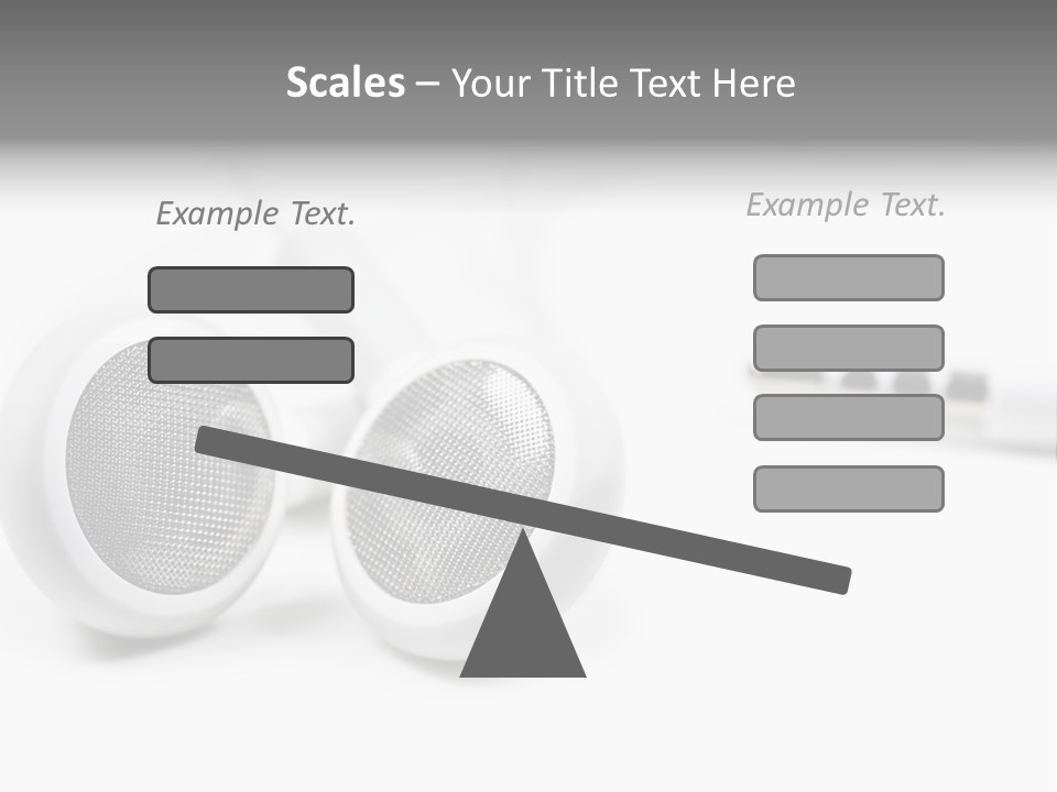 Headset Gadget Phone PowerPoint Template