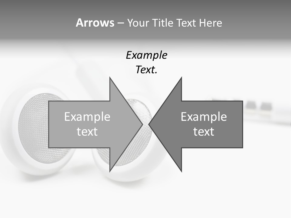 Headset Gadget Phone PowerPoint Template