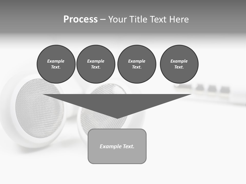 Headset Gadget Phone PowerPoint Template