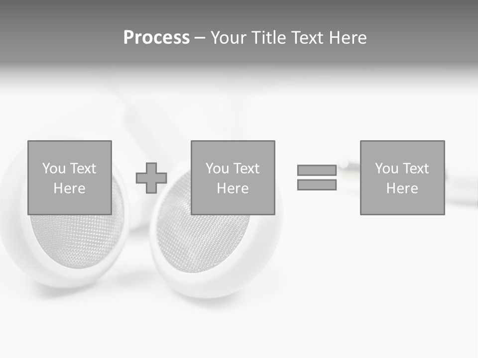 Headset Gadget Phone PowerPoint Template