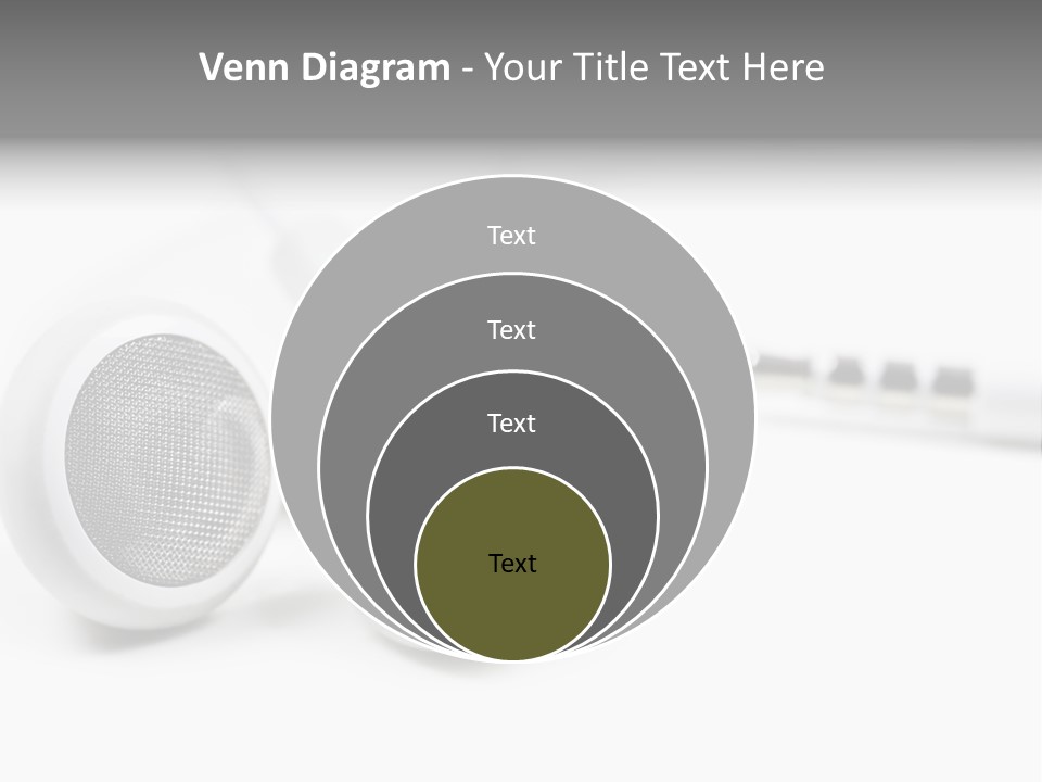 Headset Gadget Phone PowerPoint Template