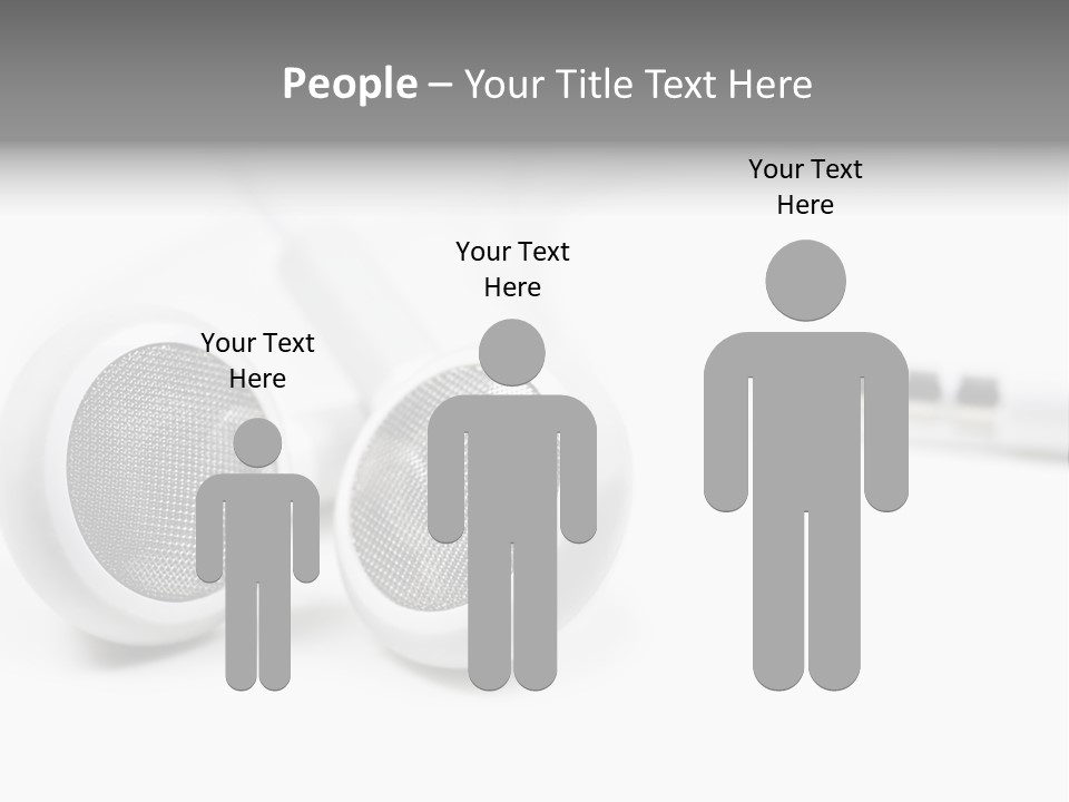 Headset Gadget Phone PowerPoint Template