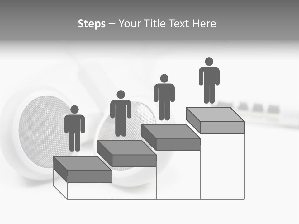 Headset Gadget Phone PowerPoint Template