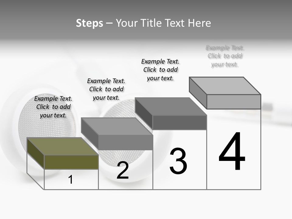 Headset Gadget Phone PowerPoint Template