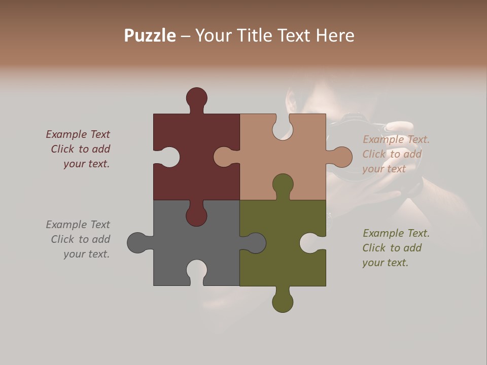 Black Studio Watch PowerPoint Template