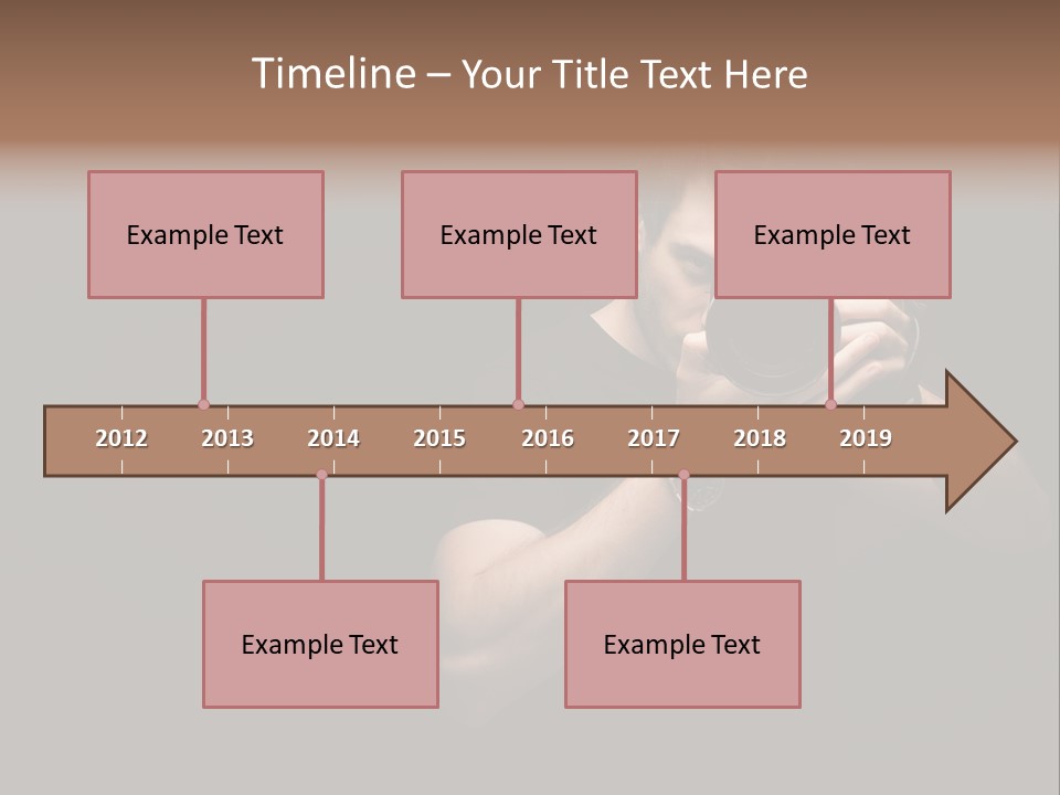 Black Studio Watch PowerPoint Template