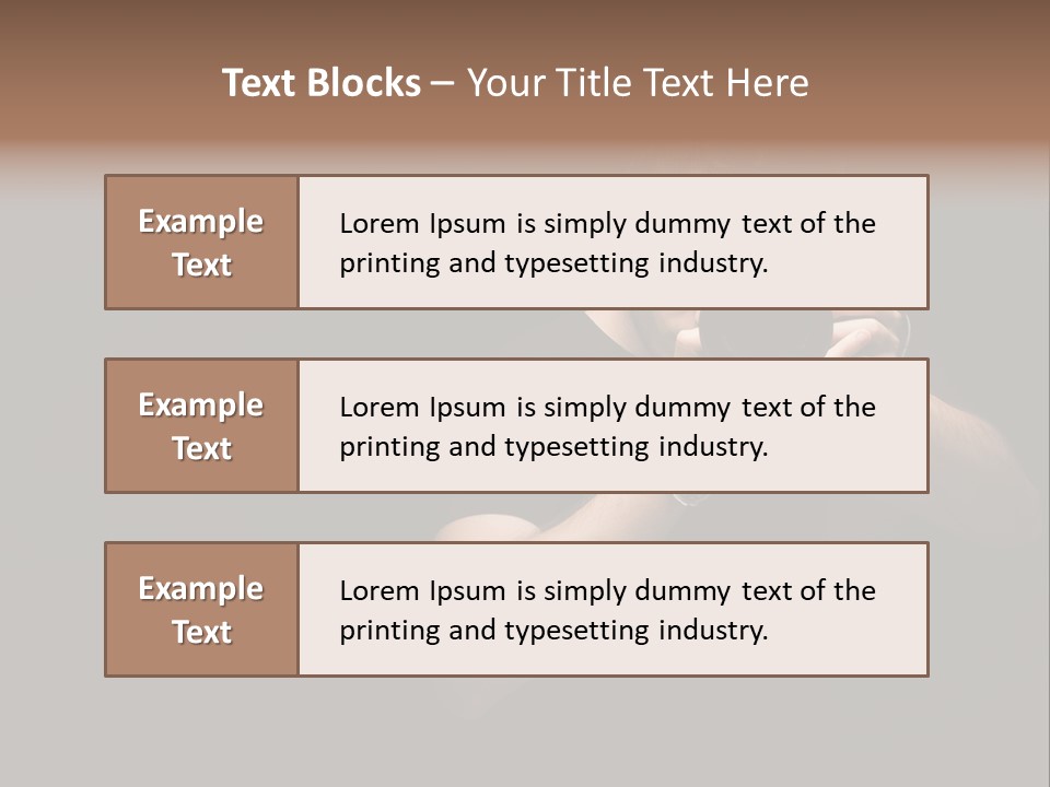 Black Studio Watch PowerPoint Template