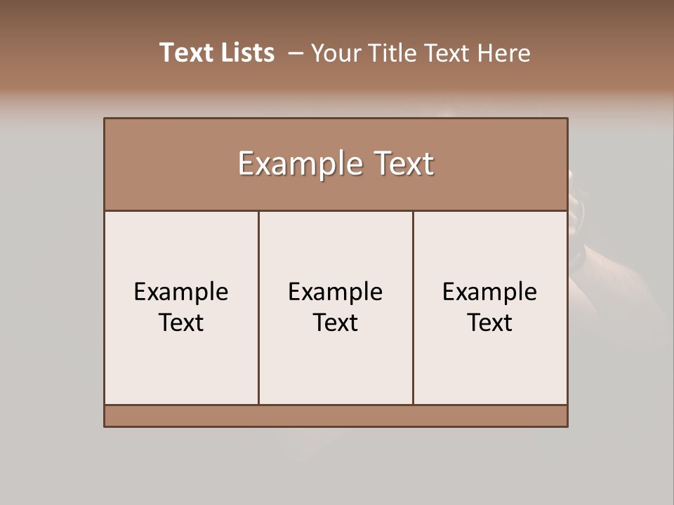 Black Studio Watch PowerPoint Template