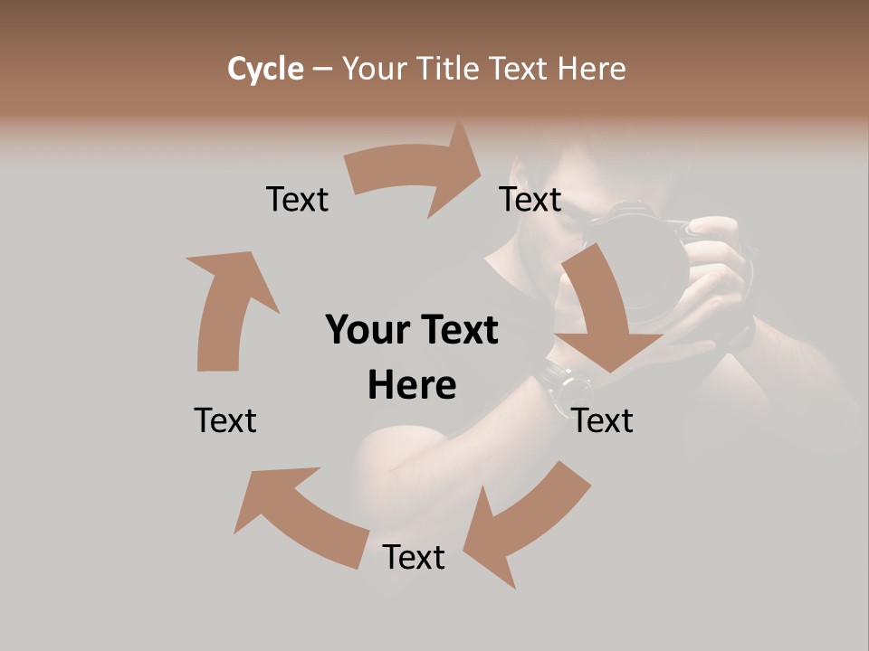 Black Studio Watch PowerPoint Template
