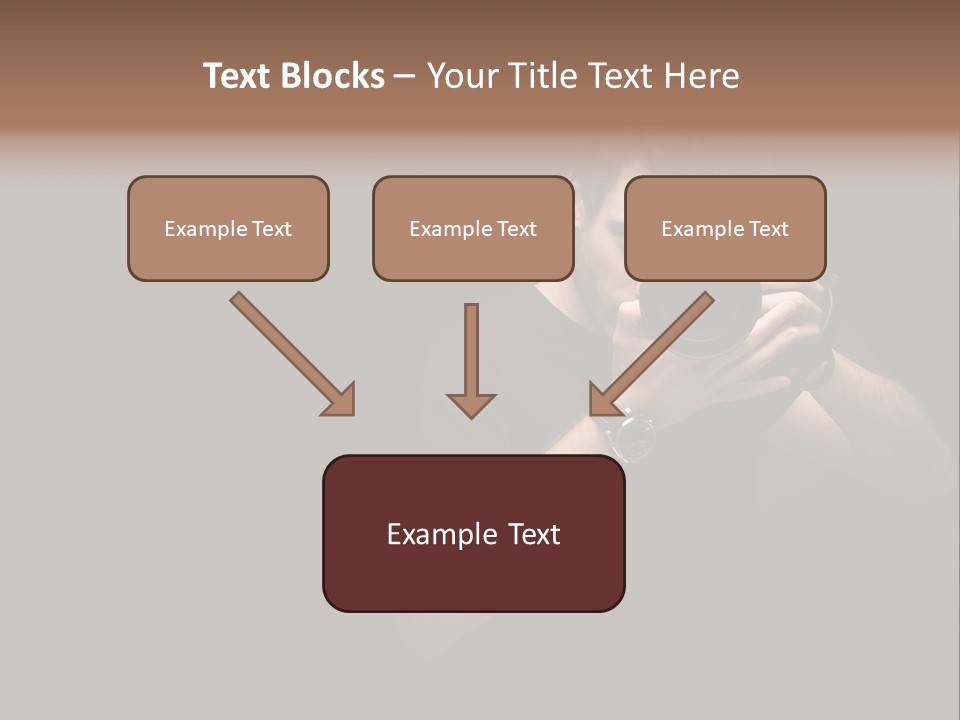 Black Studio Watch PowerPoint Template