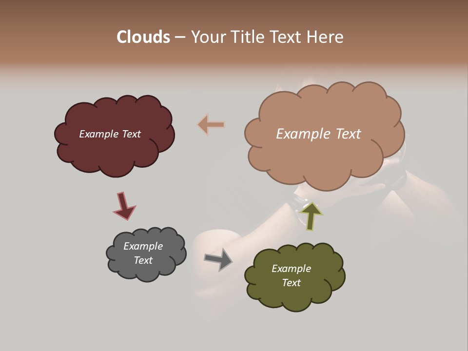 Black Studio Watch PowerPoint Template