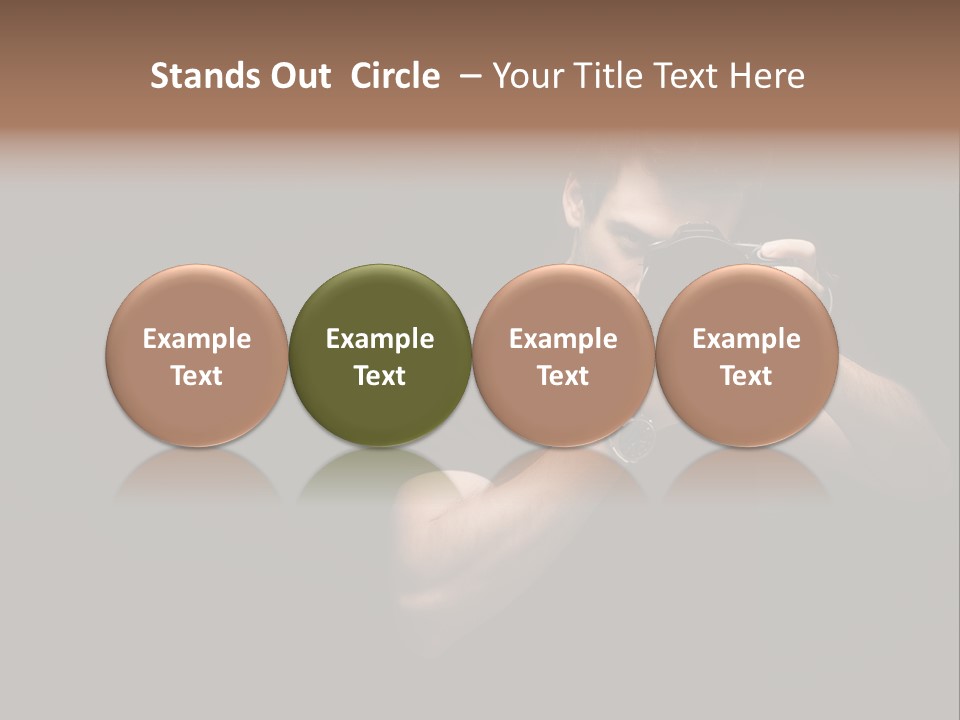 Black Studio Watch PowerPoint Template