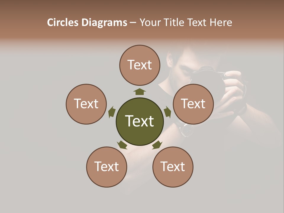 Black Studio Watch PowerPoint Template