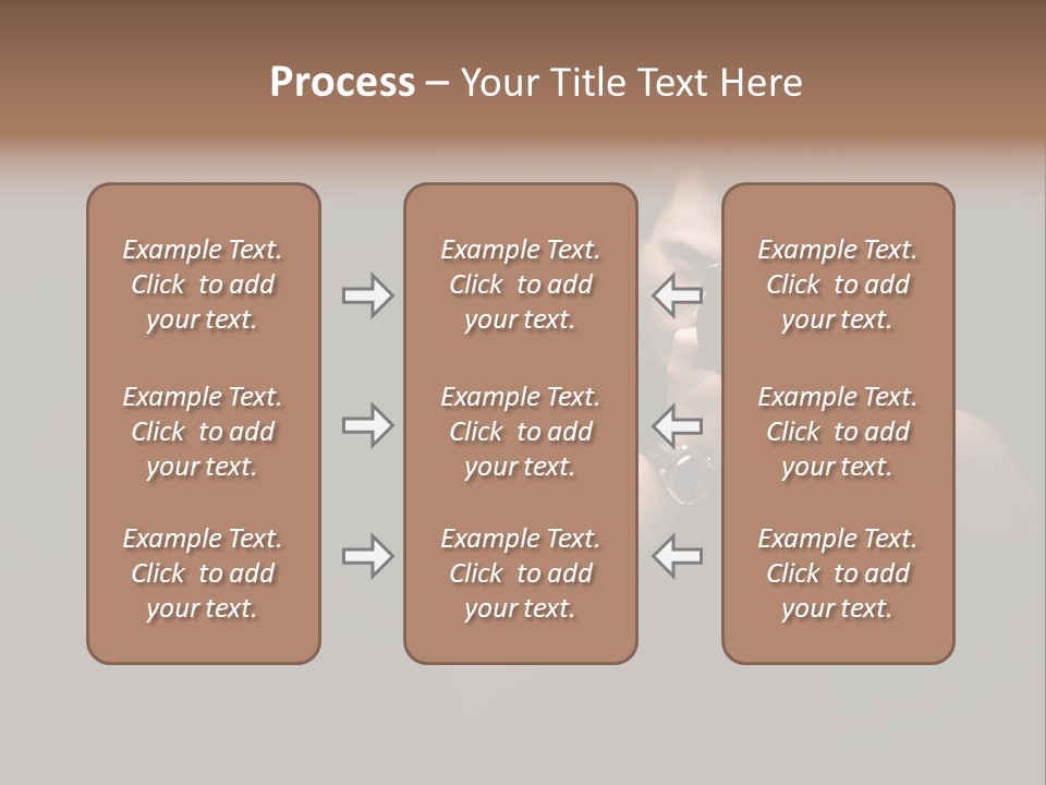 Black Studio Watch PowerPoint Template