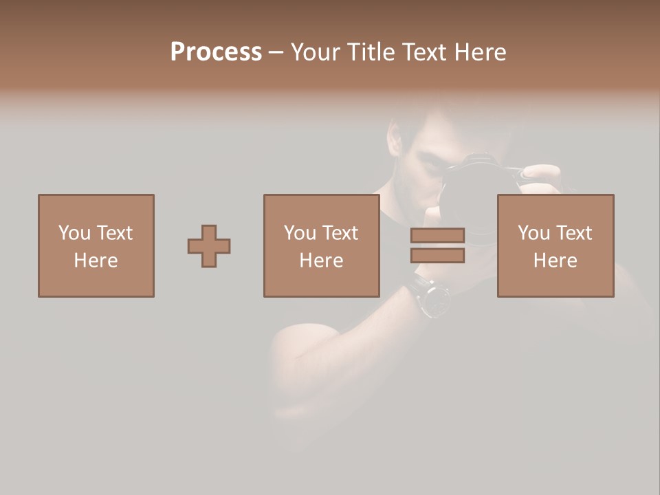 Black Studio Watch PowerPoint Template