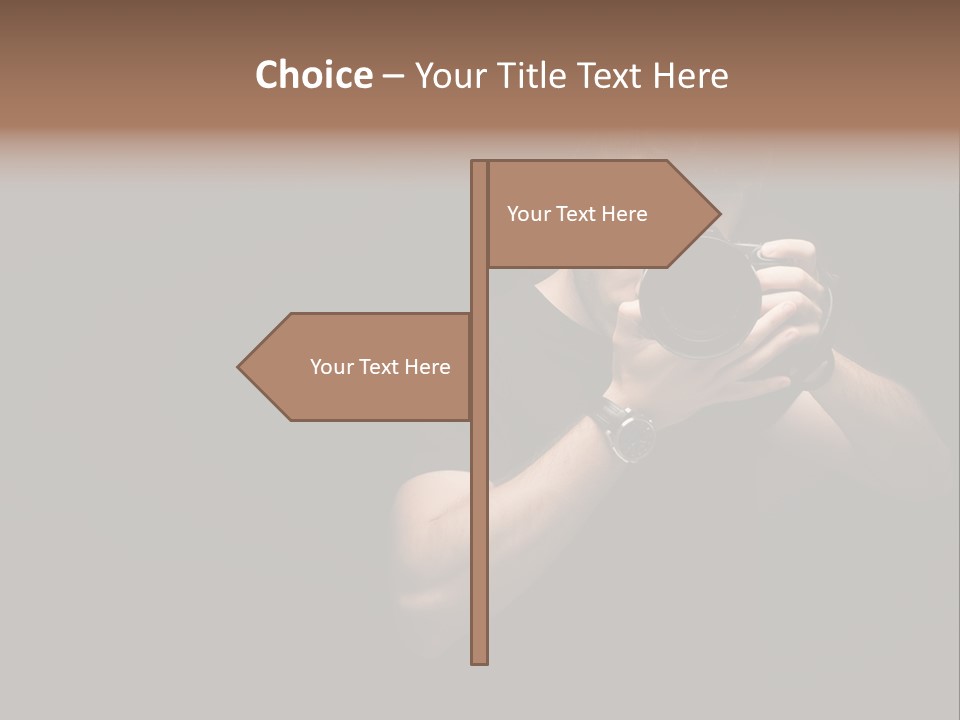 Black Studio Watch PowerPoint Template