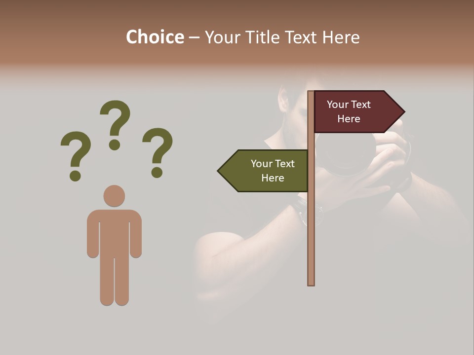Black Studio Watch PowerPoint Template