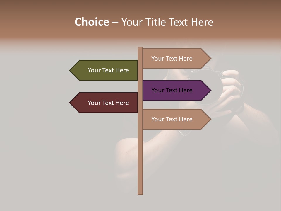Black Studio Watch PowerPoint Template