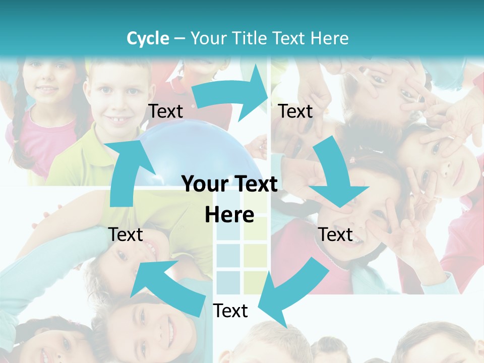 Positive Circle Beginner PowerPoint Template