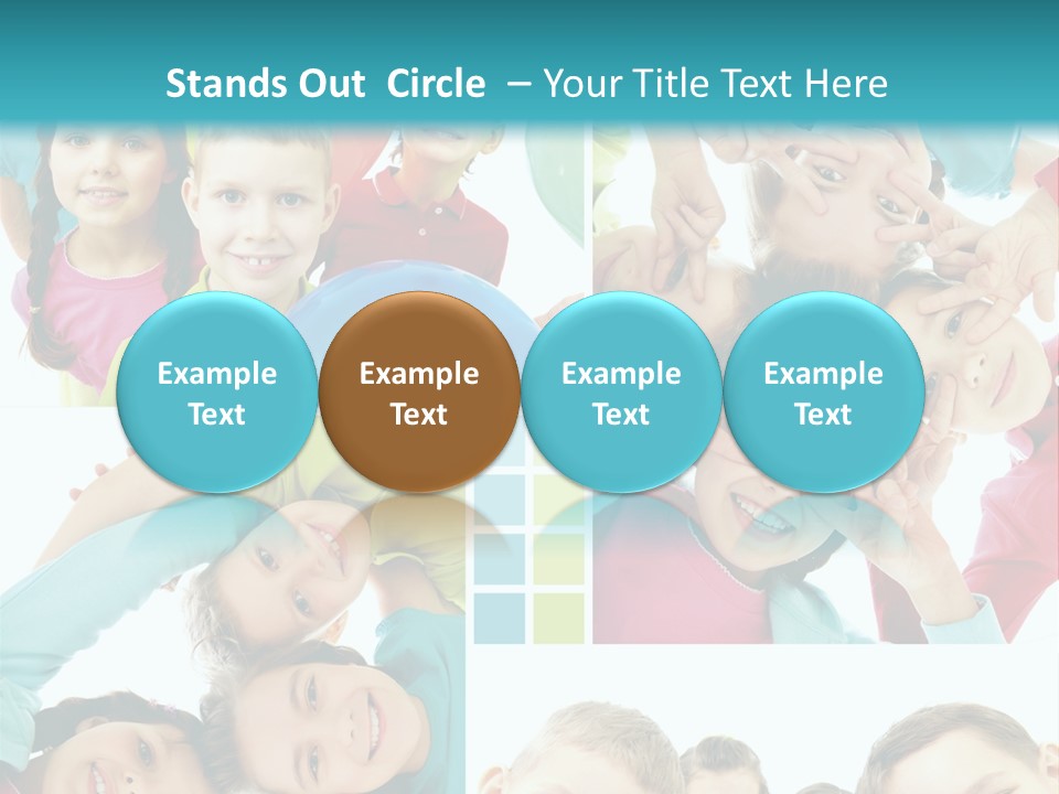 Positive Circle Beginner PowerPoint Template