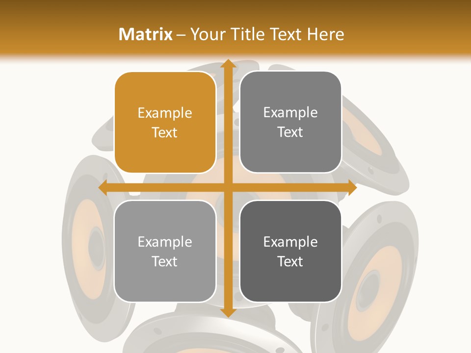 Acoustic Speaker Audio PowerPoint Template