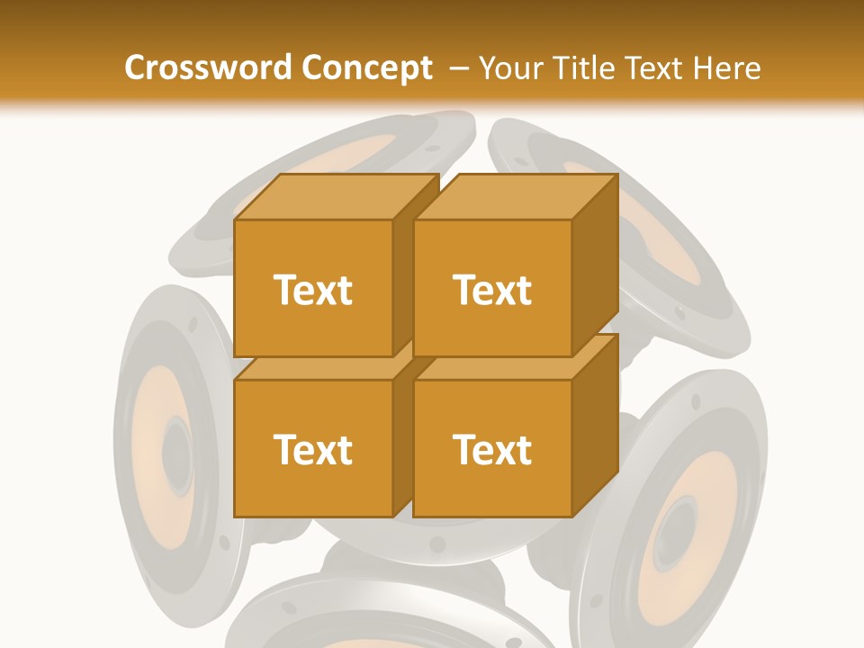 Acoustic Speaker Audio PowerPoint Template
