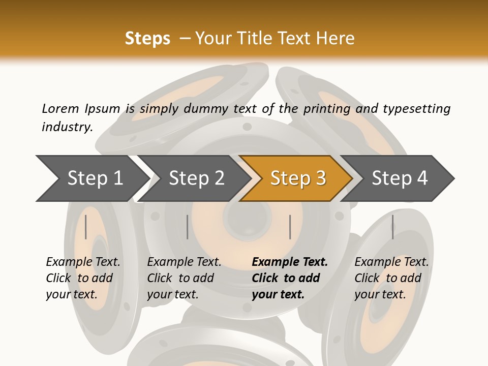 Acoustic Speaker Audio PowerPoint Template