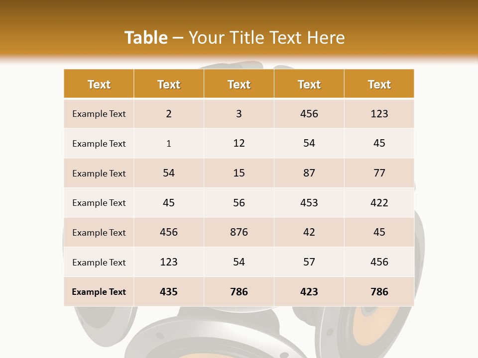 Acoustic Speaker Audio PowerPoint Template