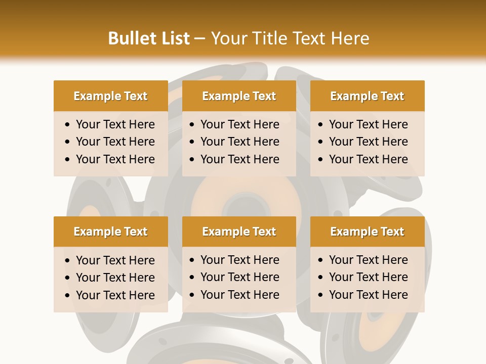 Acoustic Speaker Audio PowerPoint Template