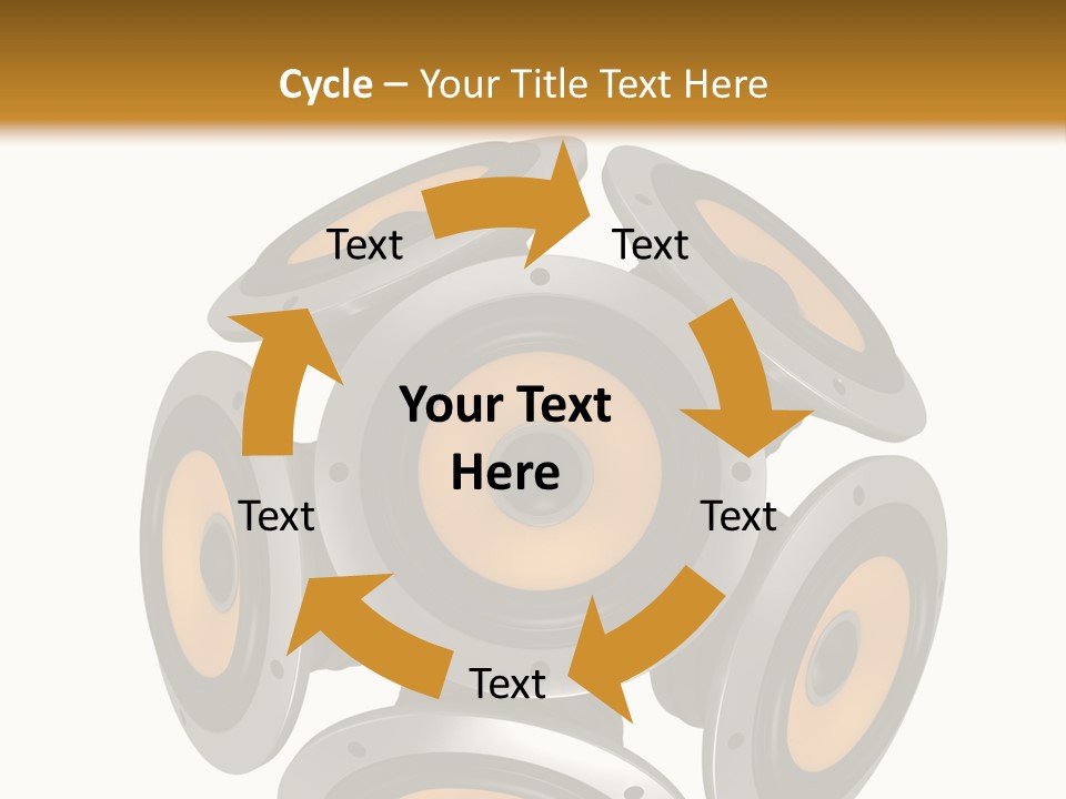 Acoustic Speaker Audio PowerPoint Template