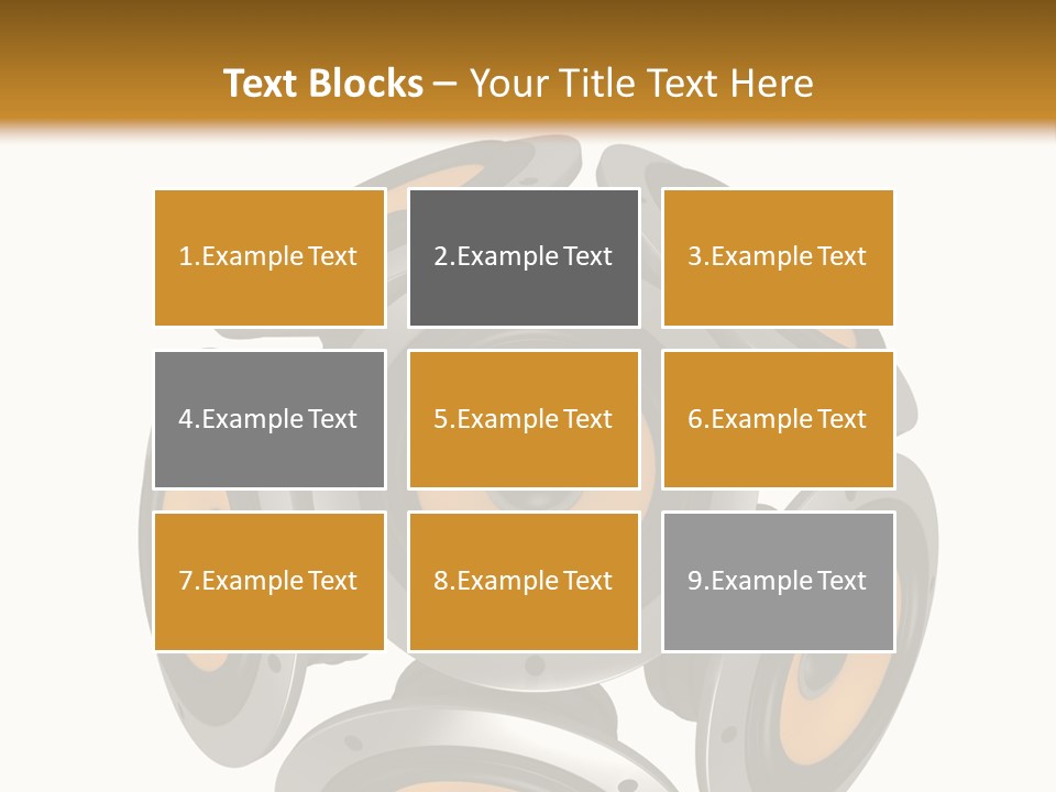 Acoustic Speaker Audio PowerPoint Template
