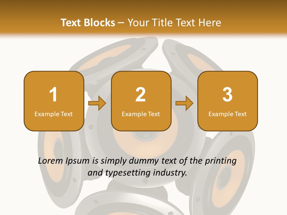 Acoustic Speaker Audio PowerPoint Template