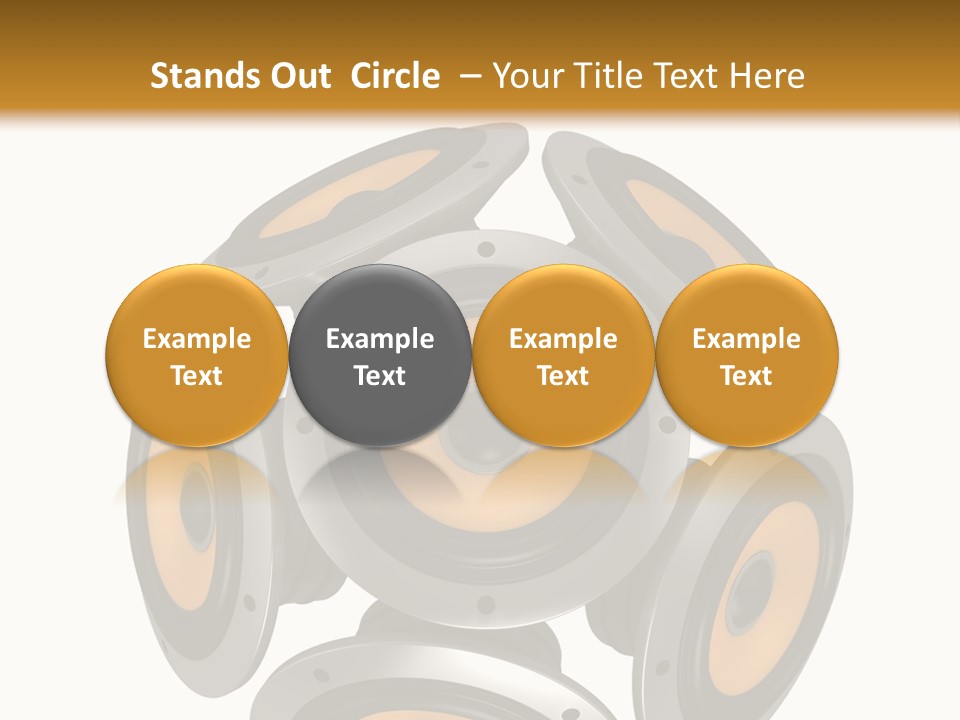 Acoustic Speaker Audio PowerPoint Template