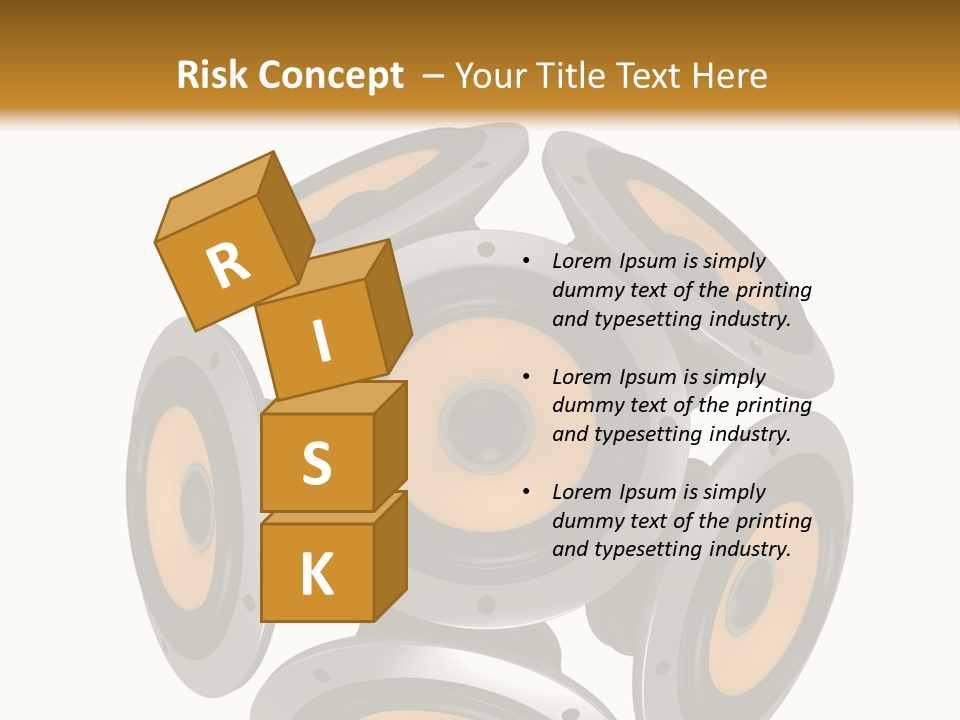 Acoustic Speaker Audio PowerPoint Template