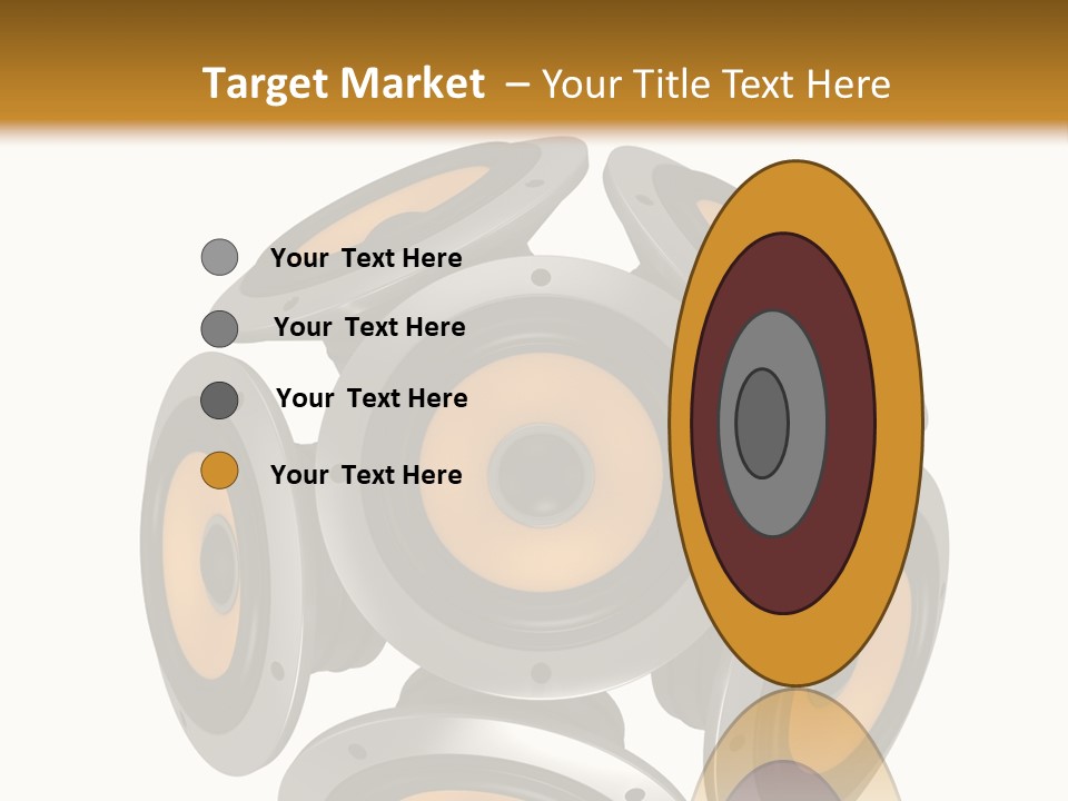 Acoustic Speaker Audio PowerPoint Template