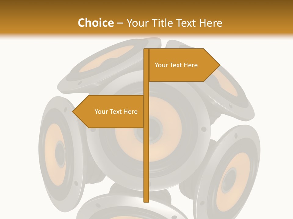 Acoustic Speaker Audio PowerPoint Template