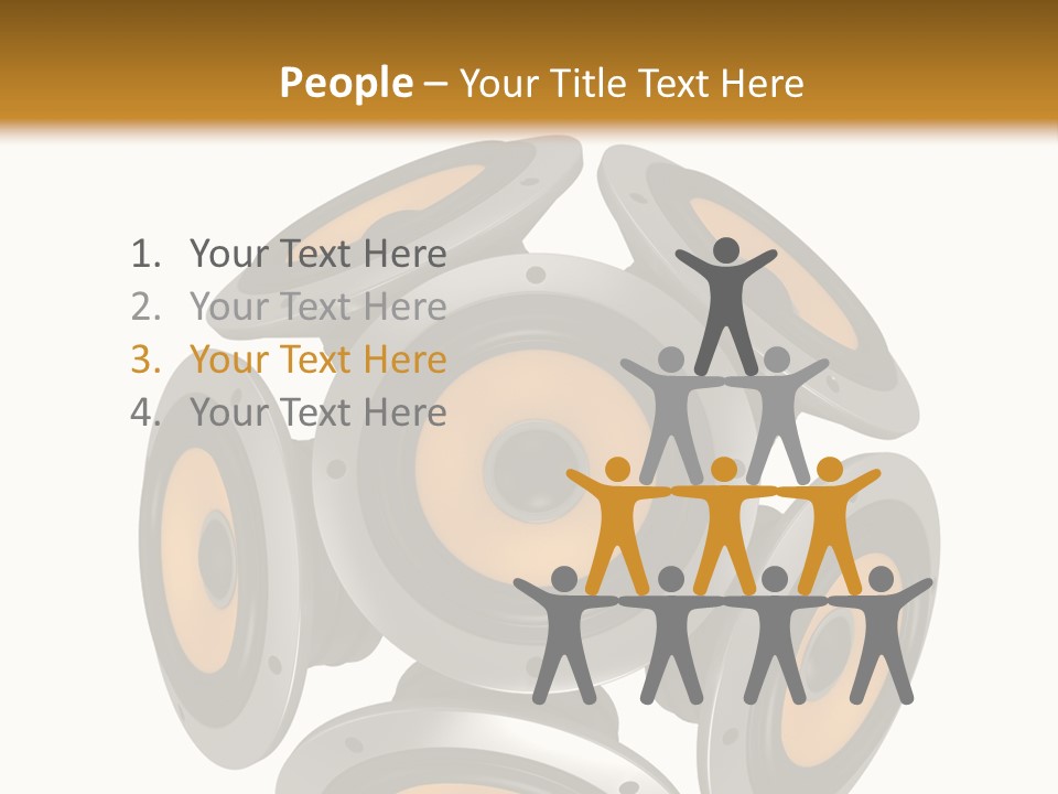 Acoustic Speaker Audio PowerPoint Template