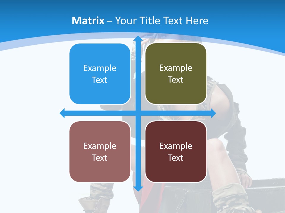 Girl Tempting Pin Up PowerPoint Template