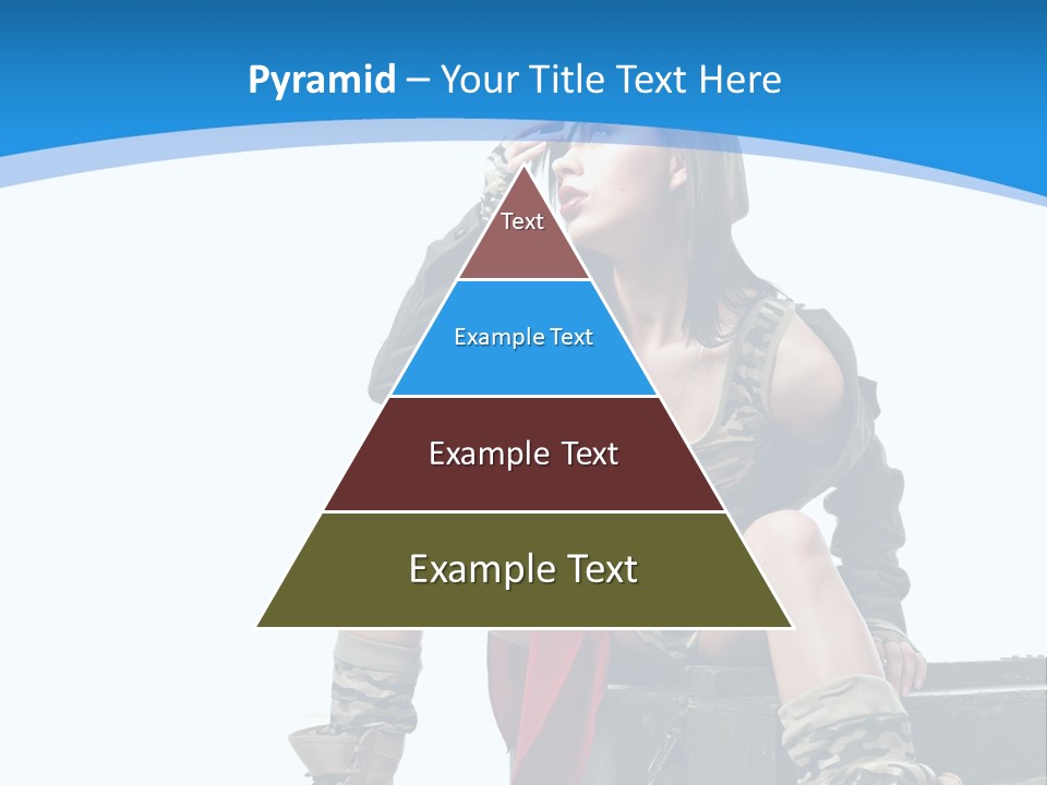 Girl Tempting Pin Up PowerPoint Template