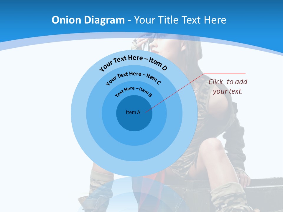 Girl Tempting Pin Up PowerPoint Template